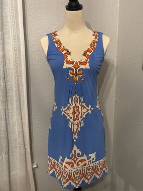 Hale Bob Vibrant Paisley Dress